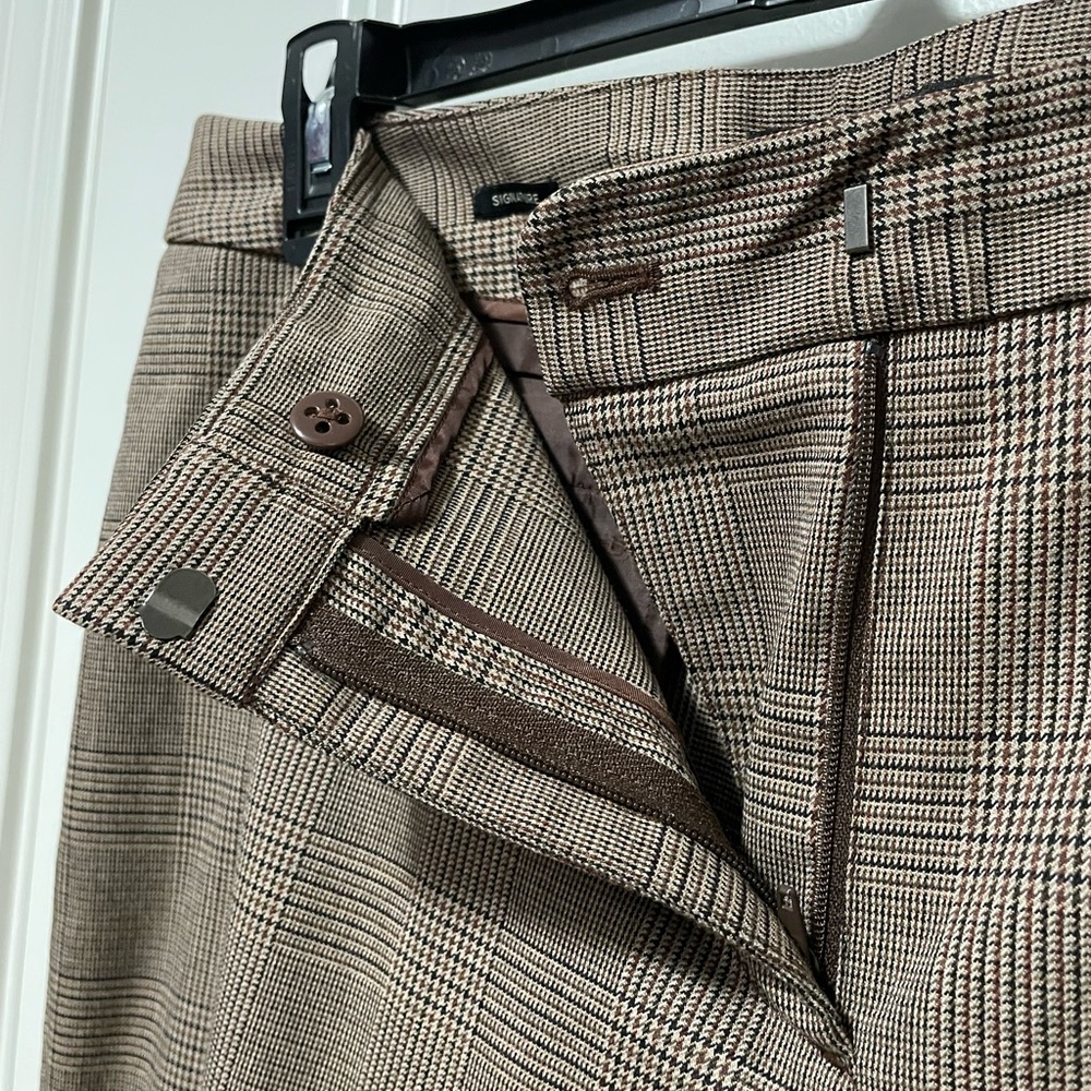 Talbots Brown Striped Slacks - Picture 4 of 5